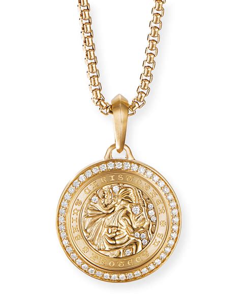 Elevate Your Style with the Davud Yurman St. Christopher Amulet